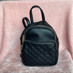 NWT Black Mini Backpack